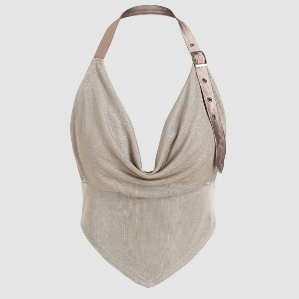 Cow neck top